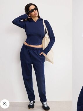 New Good American Jeanius Sweat Set